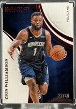 2024-25 Panini Immaculate Collection 21/49 Zion Williamson #12 Red