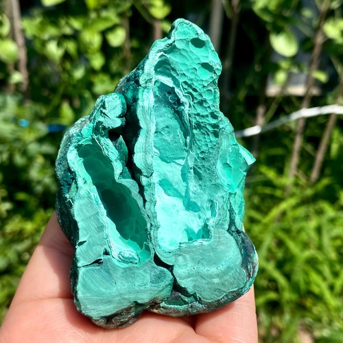 218G Natural Green Malachite Slab Quartz Crystal piece Ore Specimen Healing - Picture 15 of 16