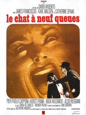 Cat O Nine Tails 04 Filmposter Kunstdruck beliebter Film Acryl scharfes Drama Vintage