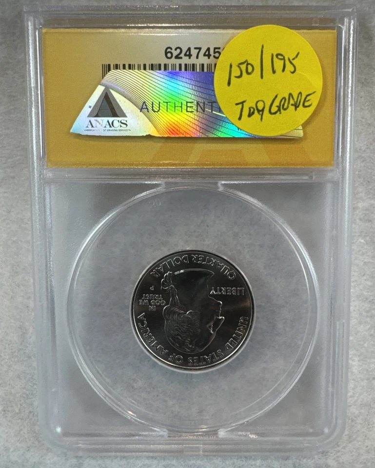 2008-P Washington Quarter Alaska MS69 ANACS TOP GRADE  - Image 3 of 4