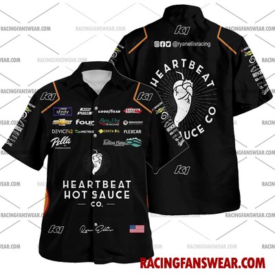 Ryan Ellis Nascar Racing 2024 Alpha Prime Racing Heartbeat Hot Sauce Uniform App