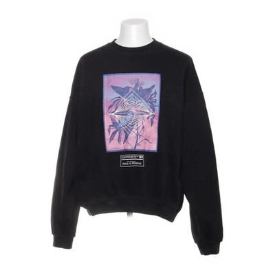 WRSTBHVR Studio, Sweatshirt, Größe: L, Schwarz/Mehrfarbig #cMi