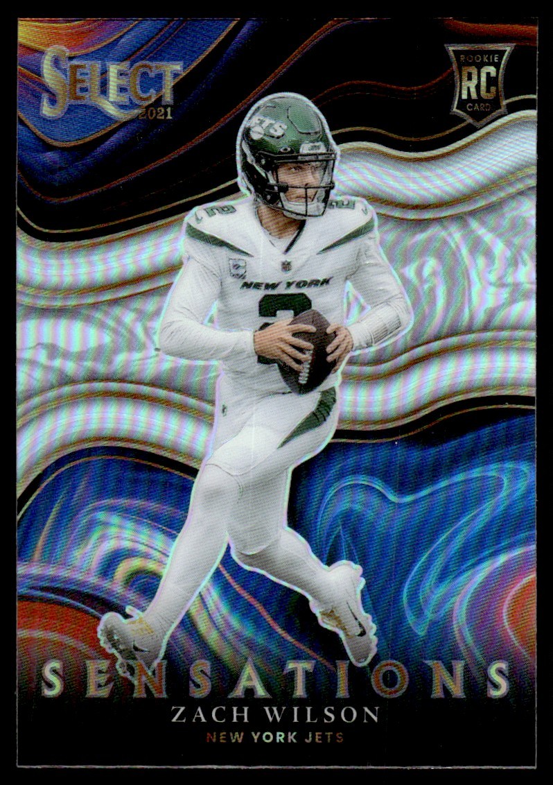 2021 Panini Select Sensations Silver Zach Wilson RC New York Jets #SEN-16