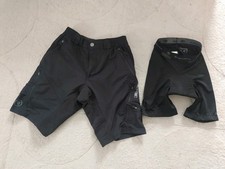 Endura Downhill Radhose mit Polster Einsatz Gr.XS Schwarz Top!