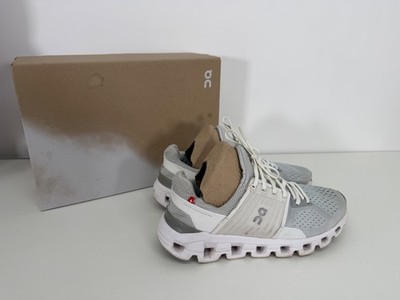 on cloud on run grey & white Sneaker Turnschuhe Gr. W7 UK 5 Damen