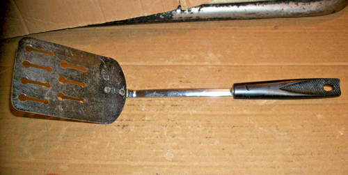 Vintage EKCO Slotted Spatula 12 1/2" Inches Long - Blade Slightly Bent-USA