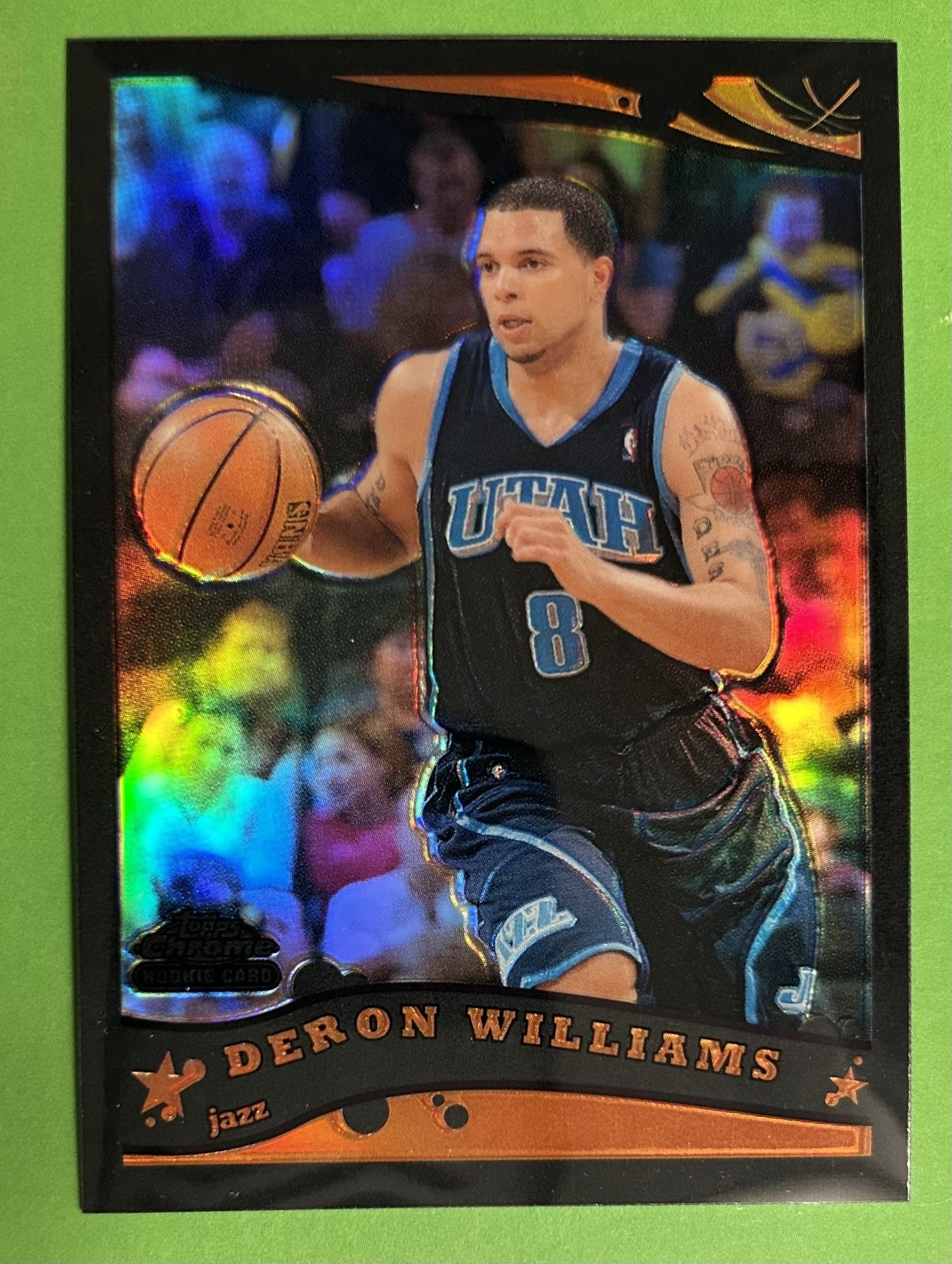 Deron Williams  2005 Topps Chrome - #200 Black Refractor /399 (RC)!