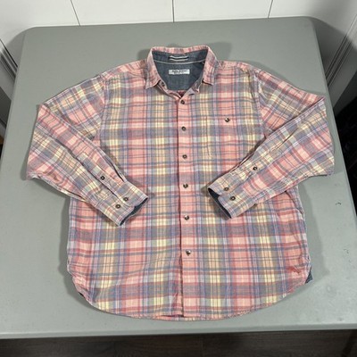 Tommy Bahama Coastline Cord Men s Sz L Long Sleeve Button Up Corduroy