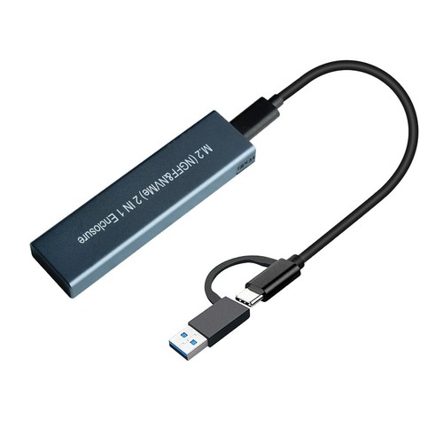 Convertisseur de boîtier SSD USB 3.1 Type C vers M.2 SATA, accessoires de coque - Photo 5/7