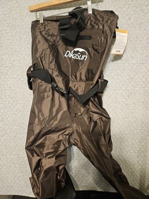 DikaSun Waterproof Chest Waders Mens 4 Women's 6 With Boots NEW Fishing Hunting