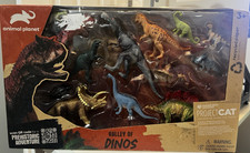 NWT Animal Planet 14Pc Dinosaur Playset Educational Prehistoric Valley Dinos