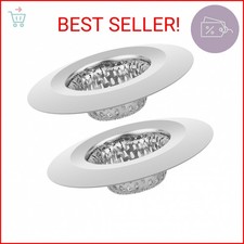 ChefBee Bathroom Sink Drain Strainer - 2PCS 1.22 Stainless Steel Bathtub Shower