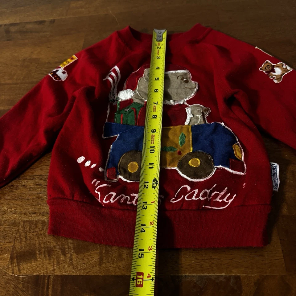 Suéter Bebé Garannimals Vintage Papá Noel Caddy Hecho en Estados Unidos 4t Foto 2 de 4