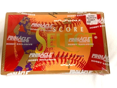 1994 Pinnacle Score Select Baseball Series 1 Factory Sealed Box