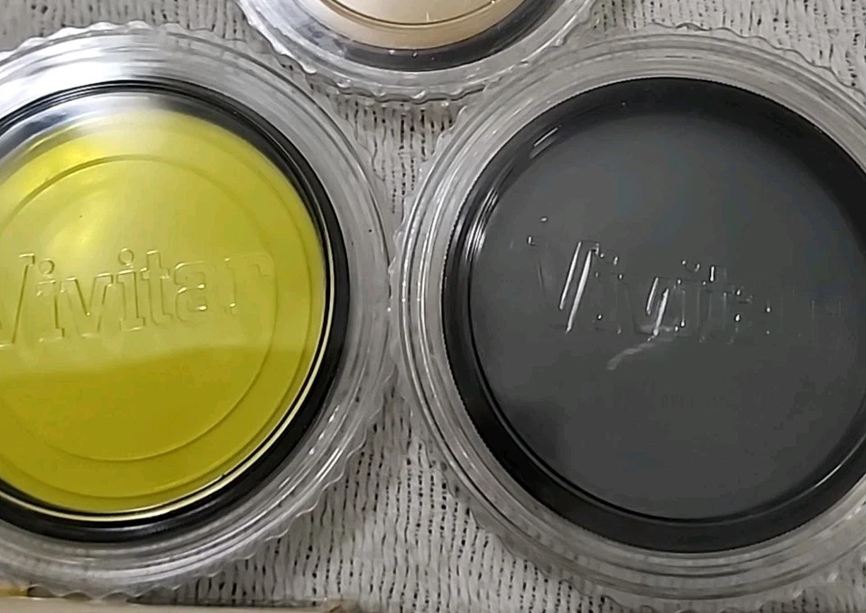 Vivitar 62mm K2 Yellow Med Screw In Metal Filter + Polarizing 62 mm + Case & Box - Image 3 of 4