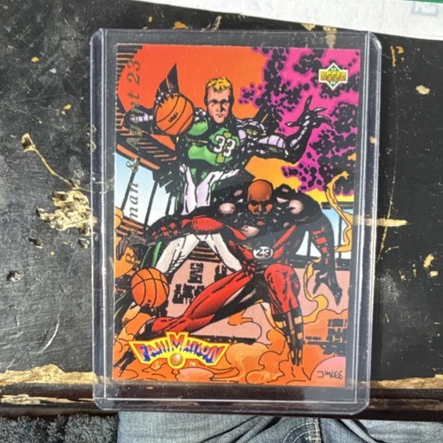 Upper Deck Michael Jordan Larry Bird Fanimation #90 Bulls NBA Card