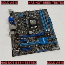 ASUS P8H77-M LE Motherboard LGA1155 - HAS NOT BEEN TESTED / SOLD AS-IS