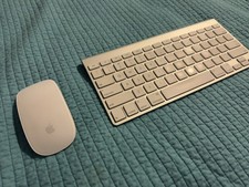 Apple A1314 Keyboard A1296 Magic Mouse Set Wireless Bluetooth