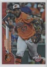 2020 Topps Opening Day Target Red Foil Hanser Alberto #103 us8