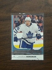 2017-18 UD Series 1 Young Guns Andreas Borgman  #229 Maple Leafs
