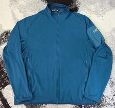 Arc'teryx Delta LT Jacket Mens L Blue Polartec Fleece Full Zip