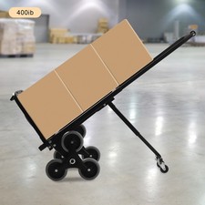 Heavy Duty Stair Climbing Cart Folding Hand Truck Dolly w/ Wheels 551lb Capacity