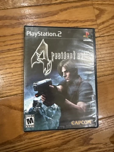 Resident Evil 4 1st Print Ps2 Game 2005 Capcom W/Case/Booklet VG+ RARE
