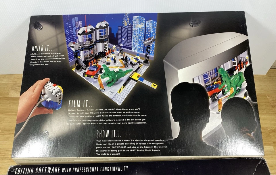LEGO Studios: Conjunto de Cineasta Steven Spielberg (1349) Bolsas Seladas NOVO NA CAIXA RARAS! - Imagem 4 de 4