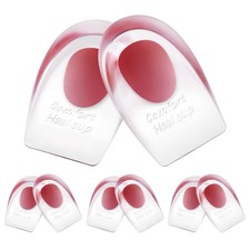 Heel Cups for Achilles Tendonitis Plantar Fasciitis - 6 Pack Gel Shoe Insert...
