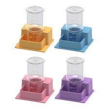 Reptile Feeder Water Feeding Bowl Habitat Decor with Bottle Feeding Accessories