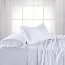 ABRIPEDIC Sheets, Viscose from Bamboo, Sheet Set 600 Thread Count, Silky Soft