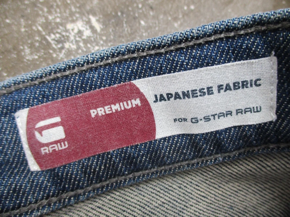 Jeans ajustados G Star Raw Rackam 3D para hombre 30x32 azul premium mezclilla japonesa Foto 4 de 4