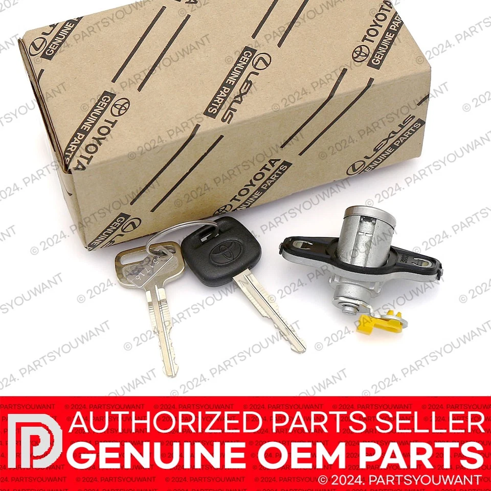 GENUINO Toyota 2003-2008 Corolla OEM tapa maletero bloqueo cilindro + llave 69055-02030 Foto 2 de 4