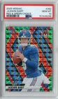 2025 Panini Mosaic Jaxson Dart RED & GREEN CHOICE PRIZM Rookie RC #362 PSA 10