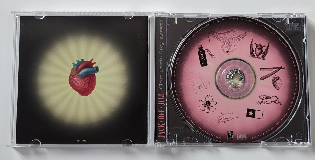 Jack Off Jill - Clear Hearts Grey Flowers (2000) for sale online