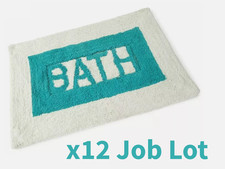 Job Lot Bluecanyon Cotton BATH Rug Wholesale Bulk Stock Clearance - Box of 12