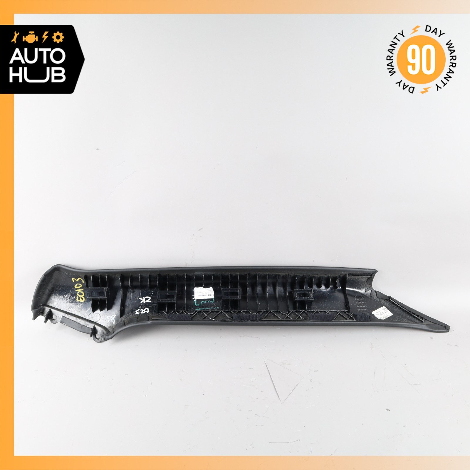 12-18 Bentley Continental GTC Front Left Side A-Pillar Trim Cover Black OEM
