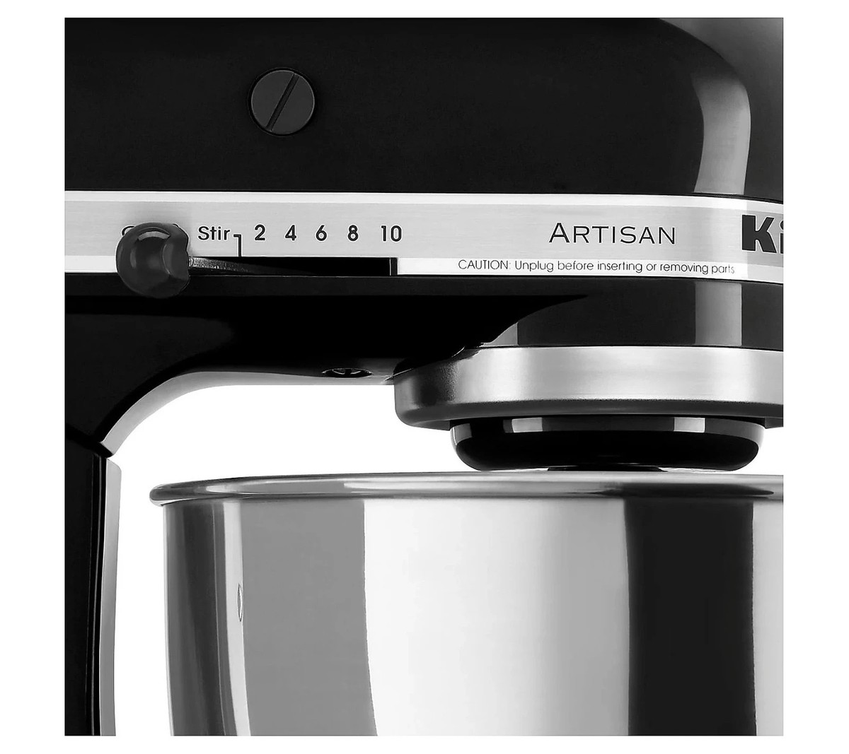 KitchenAid KSM150PSBM Artisan Tilt Head 5-Qt. Stand Mixer - Black