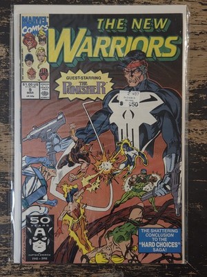 The New Warriors #9 Marvel Comics 1991 Guest Starring The Punisher