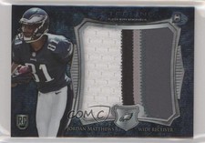 2014 Bowman Sterling Rookie Blue Wave Refractor Jordan Matthews Jumbo Patch 0l9
