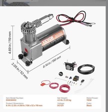 Vevor Air Shock Controller Kit 12v 100psi On Board Air Compressor System Truck