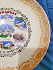 VTG Arkansas Souvenir Collector 9" Plate Golden Lace Trim "Land of Opportunity" — photo 6