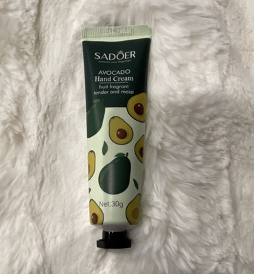 SADOER Avocado Oil Moisturizing Hand Cream Avocado Scent Daily Use 30 g