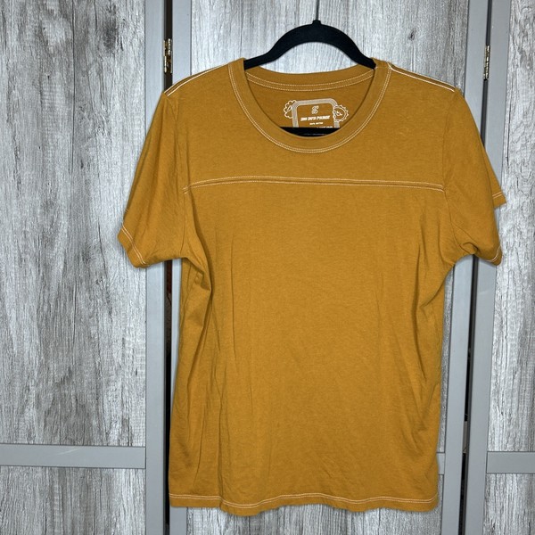 Big Bud Press T Shirt Jr. Varsity Tee Unisex Size S Mustard
