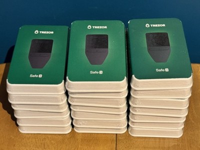 Restposten 20 x Trezor Safe 3 Hardware Wallets - VERSIEGELT - verschiedene Farben 