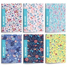 Quaderni Maxi BM Be More Flor Alta Foliazione - Rigatura Q