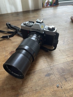Minolta XG1 mit MD Rokkor 1:4. 5mm f=200 