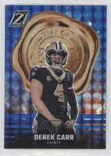 2023 Panini Zenith Zeal of Approval Blue Derek Carr #3 12gr