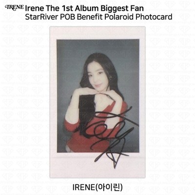 Irene From RED VELVET 1st Album Biggest Fan POB Photocard KPOP K