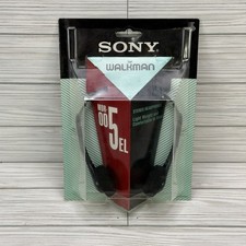 Vintage SONY Walkman Stereo Headphones MDR-005EL New in Box 1994 Lightweight